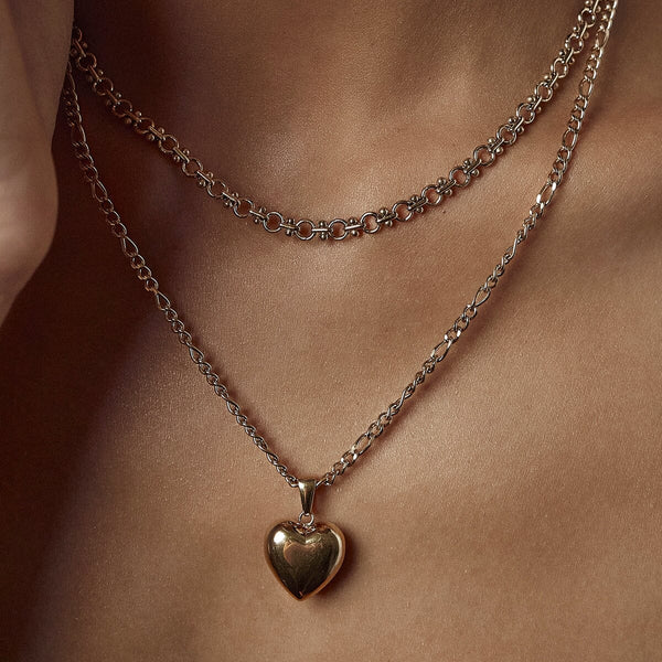 Arms of Eve - Rose Heart Gold Necklace