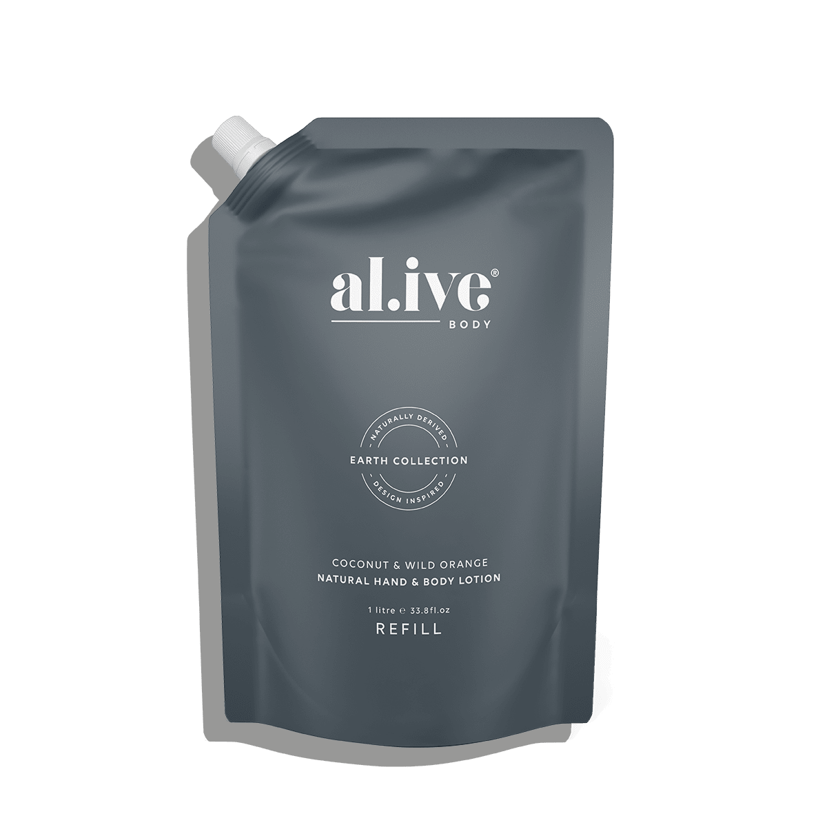 Al.ive Body - 1 Ltr Lotion Refill - Coconut & Wild Orange
