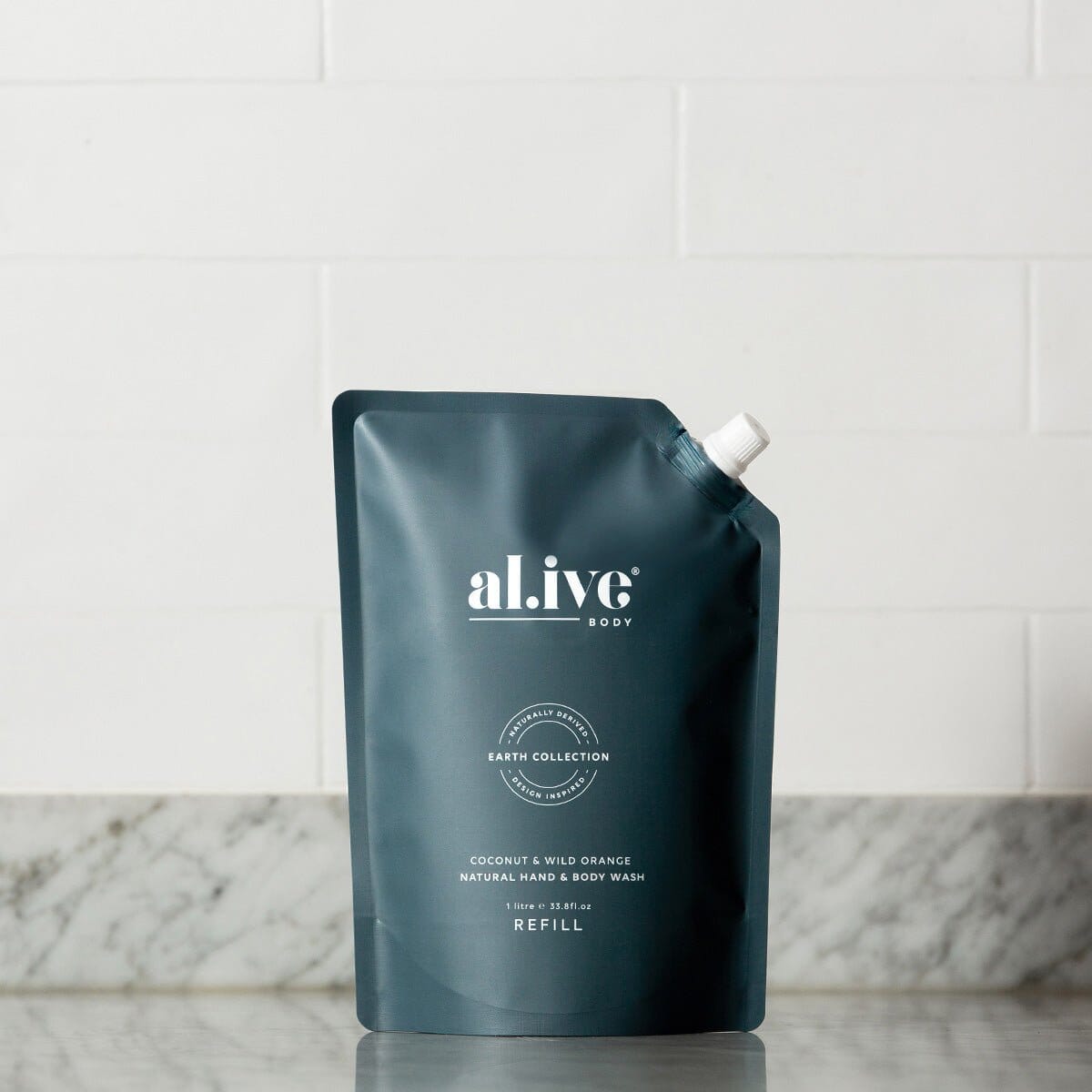 Al.ive Body - 1 Ltr Wash Refill - Coconut & Wild Orange