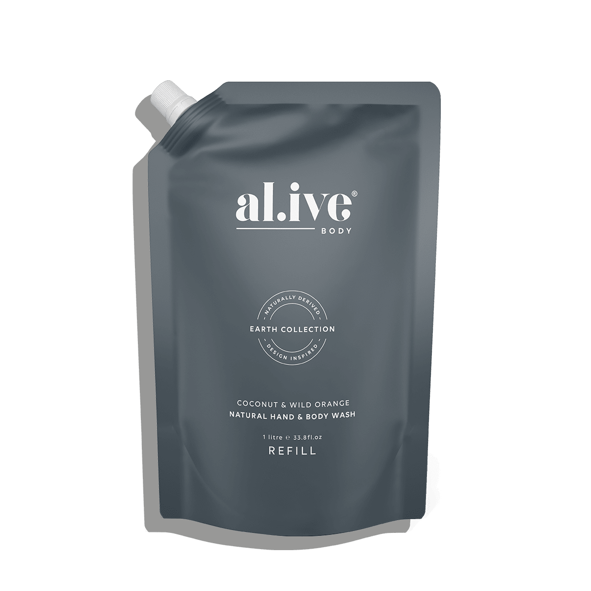 Al.ive Body - 1 Ltr Wash Refill - Coconut & Wild Orange