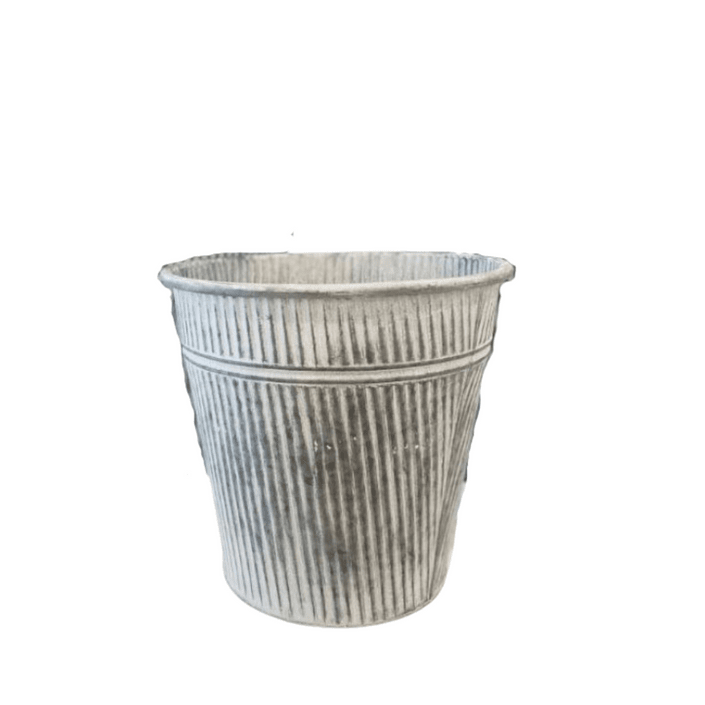 Jolene Farmhouse Aged Zinc Pot/Bucket 34cm (Save 56%)