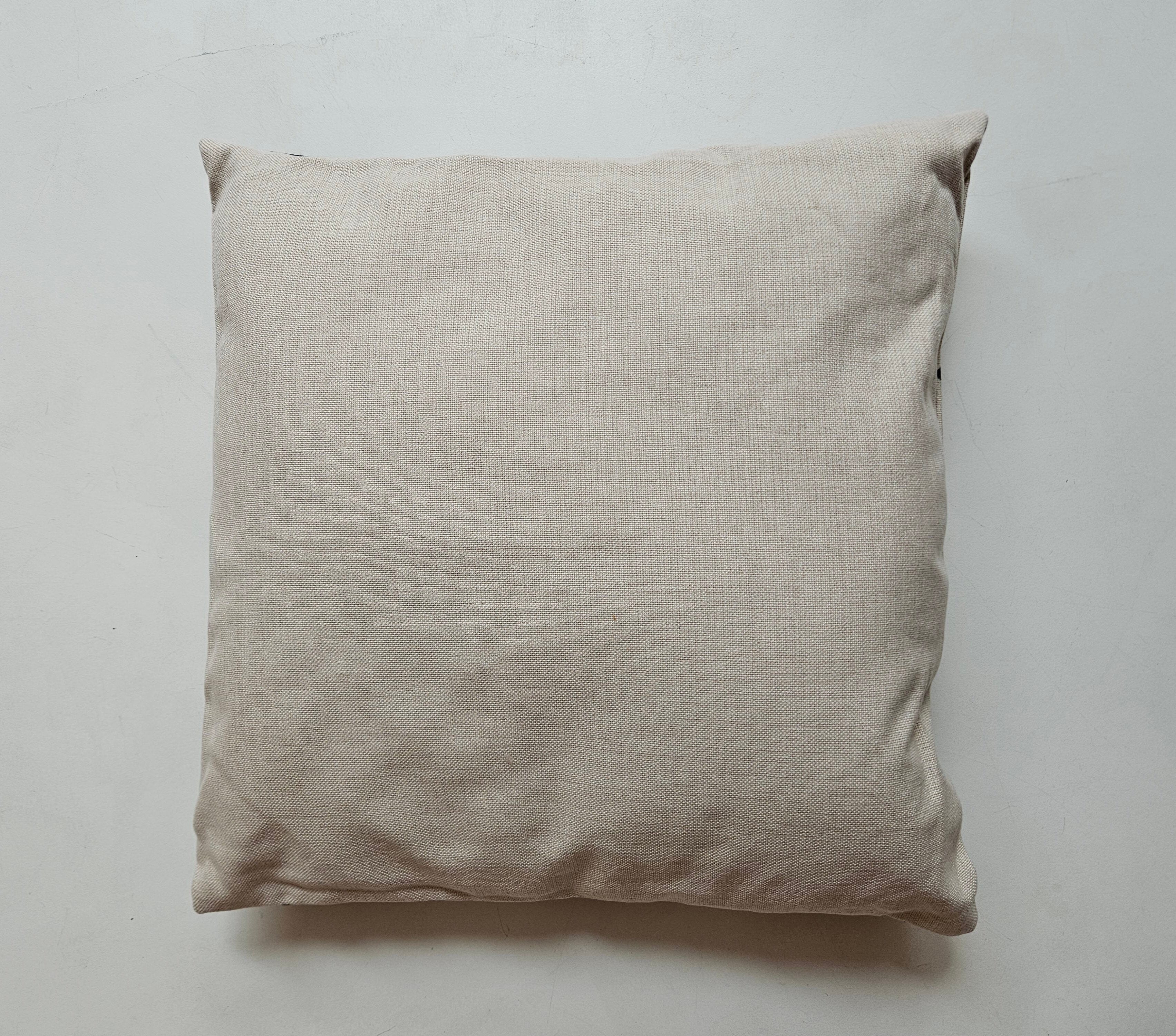 Ocho Cushion in Black/Natural 60cm - Buy 1 Get 1 Free Sale
