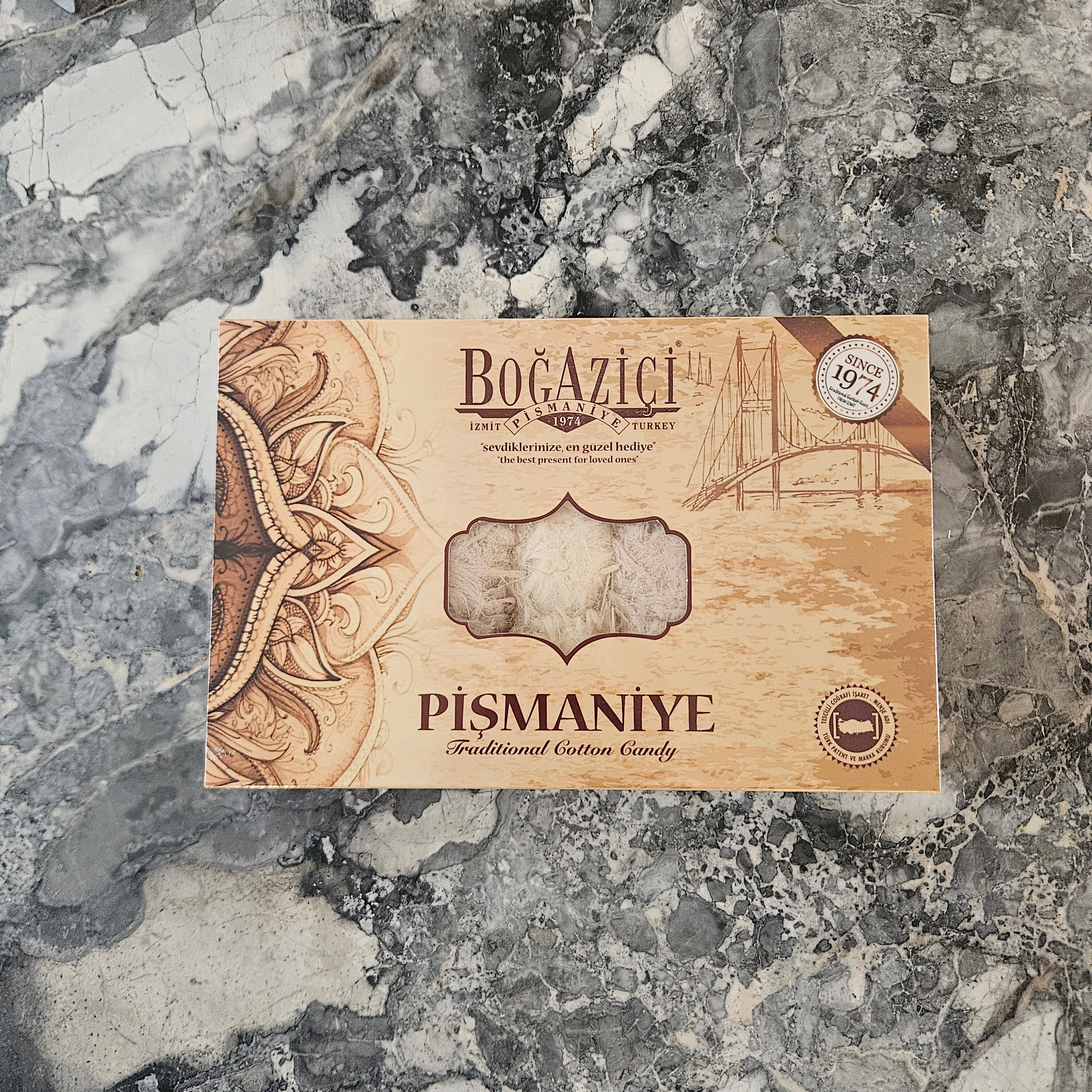 Pismanyie Turkish Cotton Candy in Cocoa/Vanilla