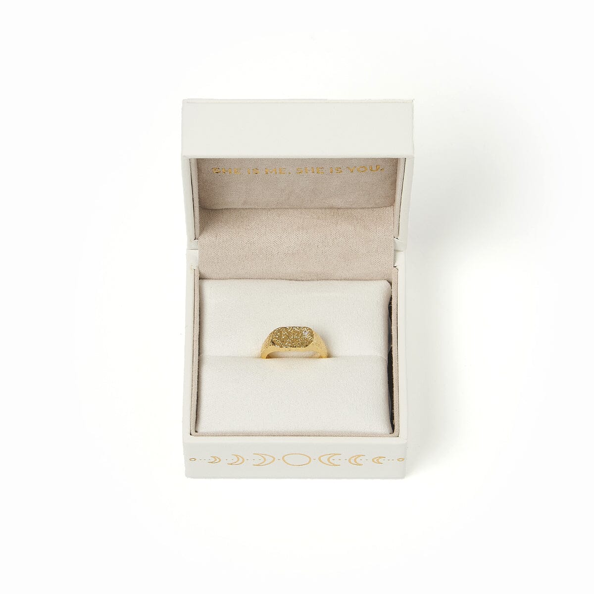 Arms of Eve - Anya Gold Ring - Clear Quartz