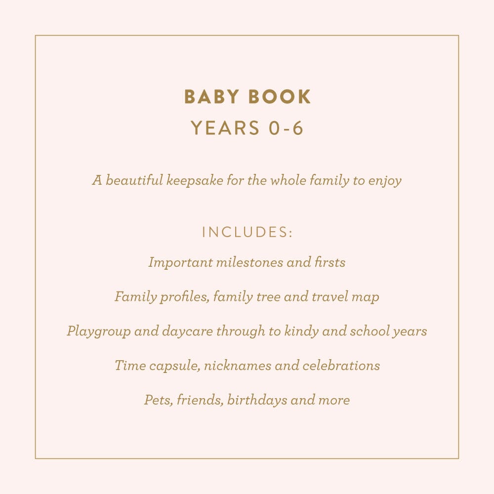 Fox & Fallow - Mini Baby Book in Oatmeal