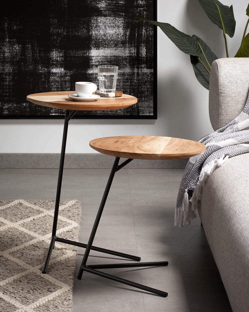 Kamelia Solid Wood Sofa Table 60cm