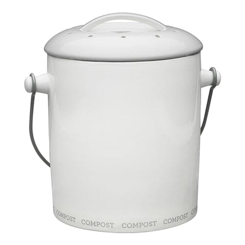 Kitchen Compost Bin in White (Save 29%)