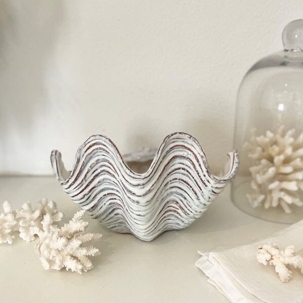 Luna Decorative Shell Decorative Bowl 26cm (Save 16%)