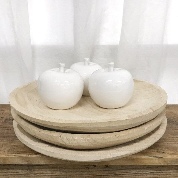 Nora Round Wooden Platter 35cm (Save 45%)