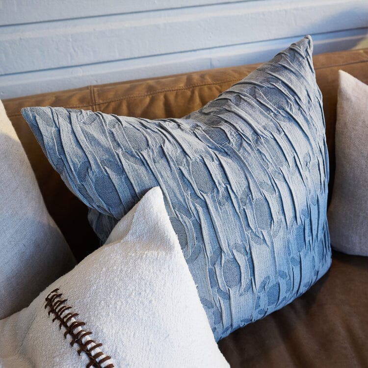 Synda Square Cushion in Blue - 50 x 50cm