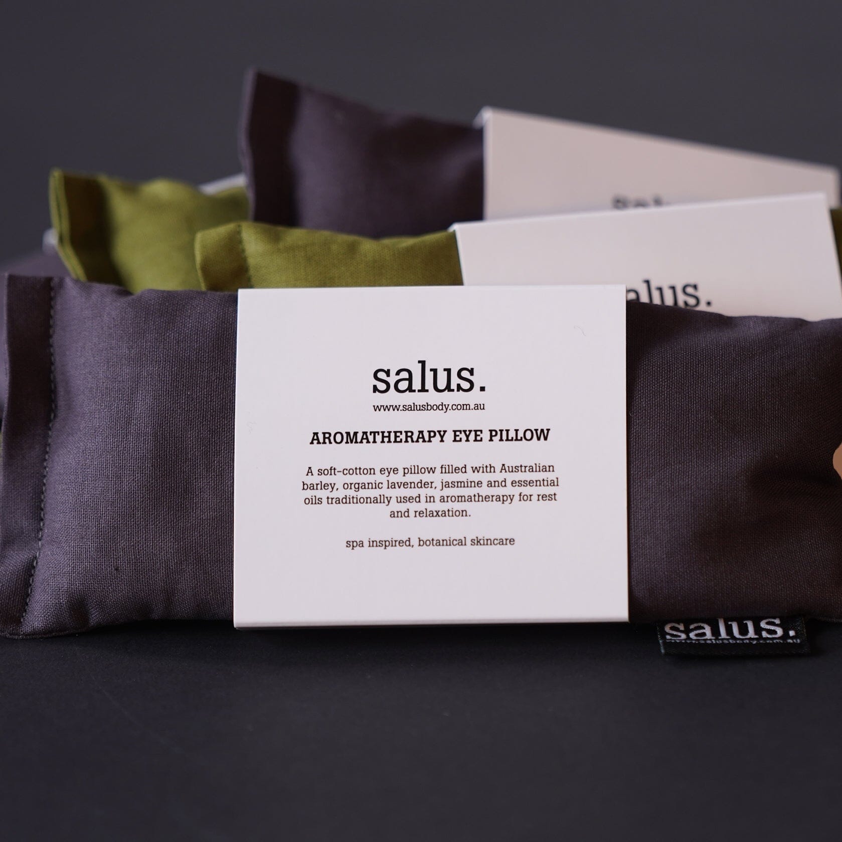Salus Aromatherapy Eye Pillow in Grey