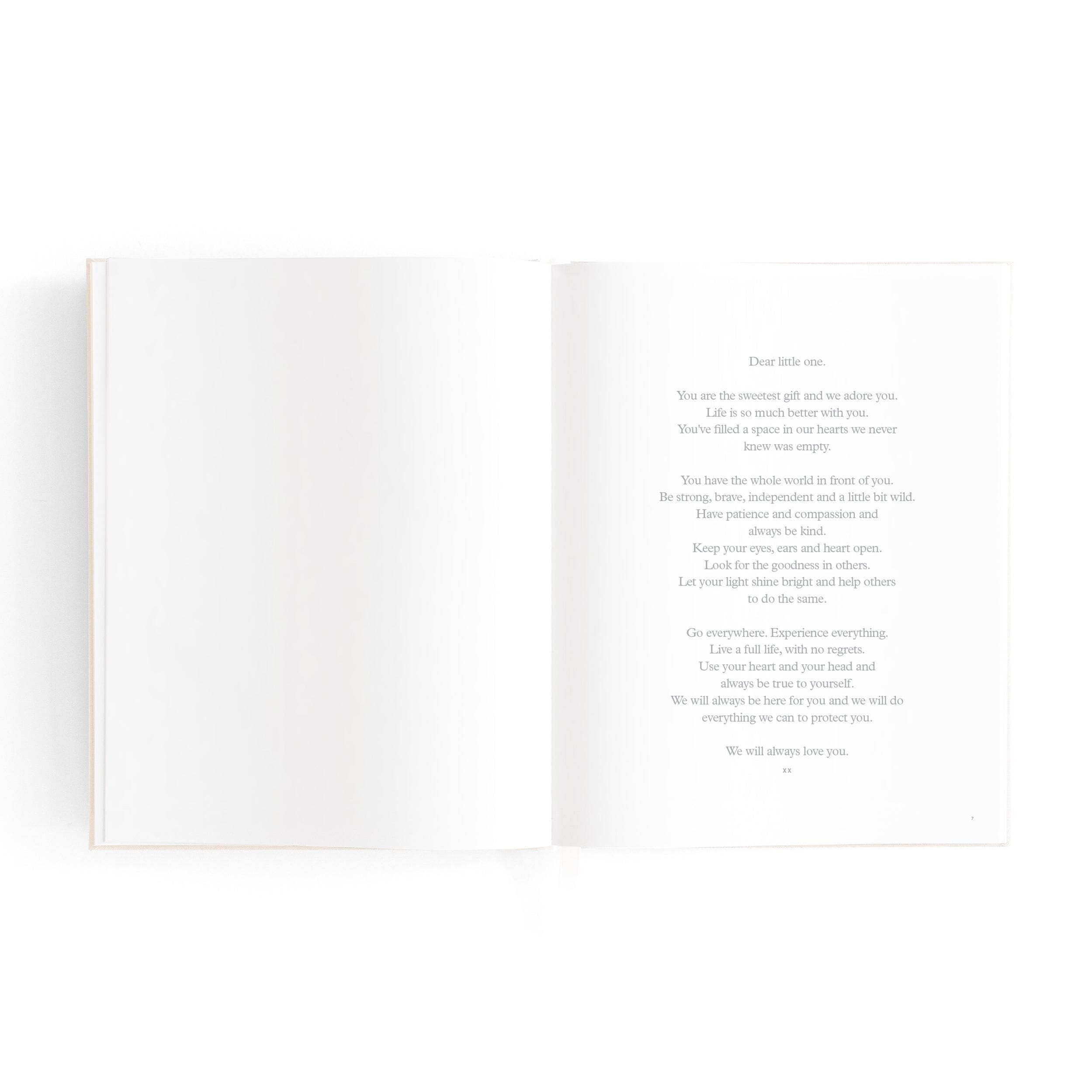 Fox & Fallow - Mini Baby Book in Oatmeal