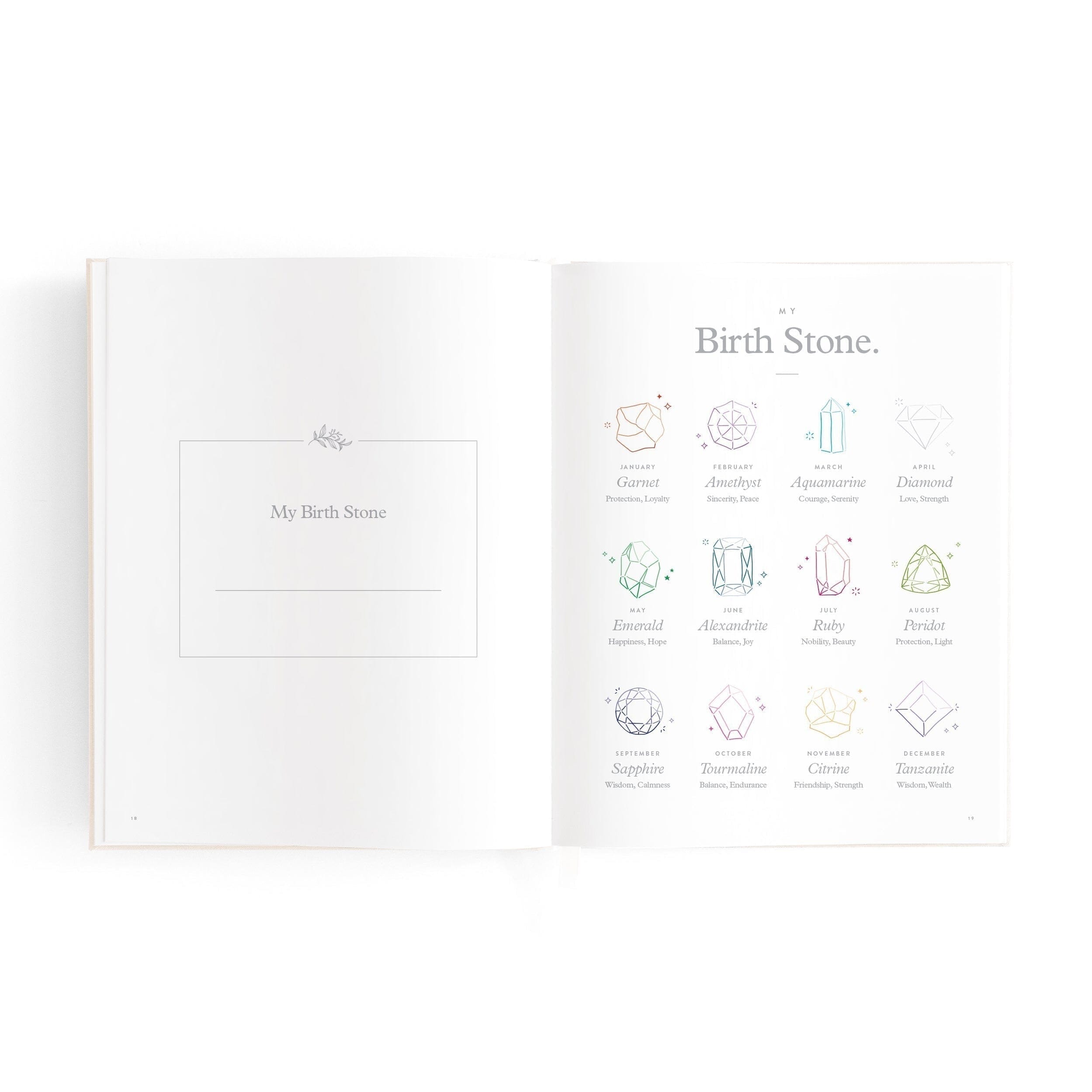 Fox & Fallow - Mini Baby Book in Oatmeal
