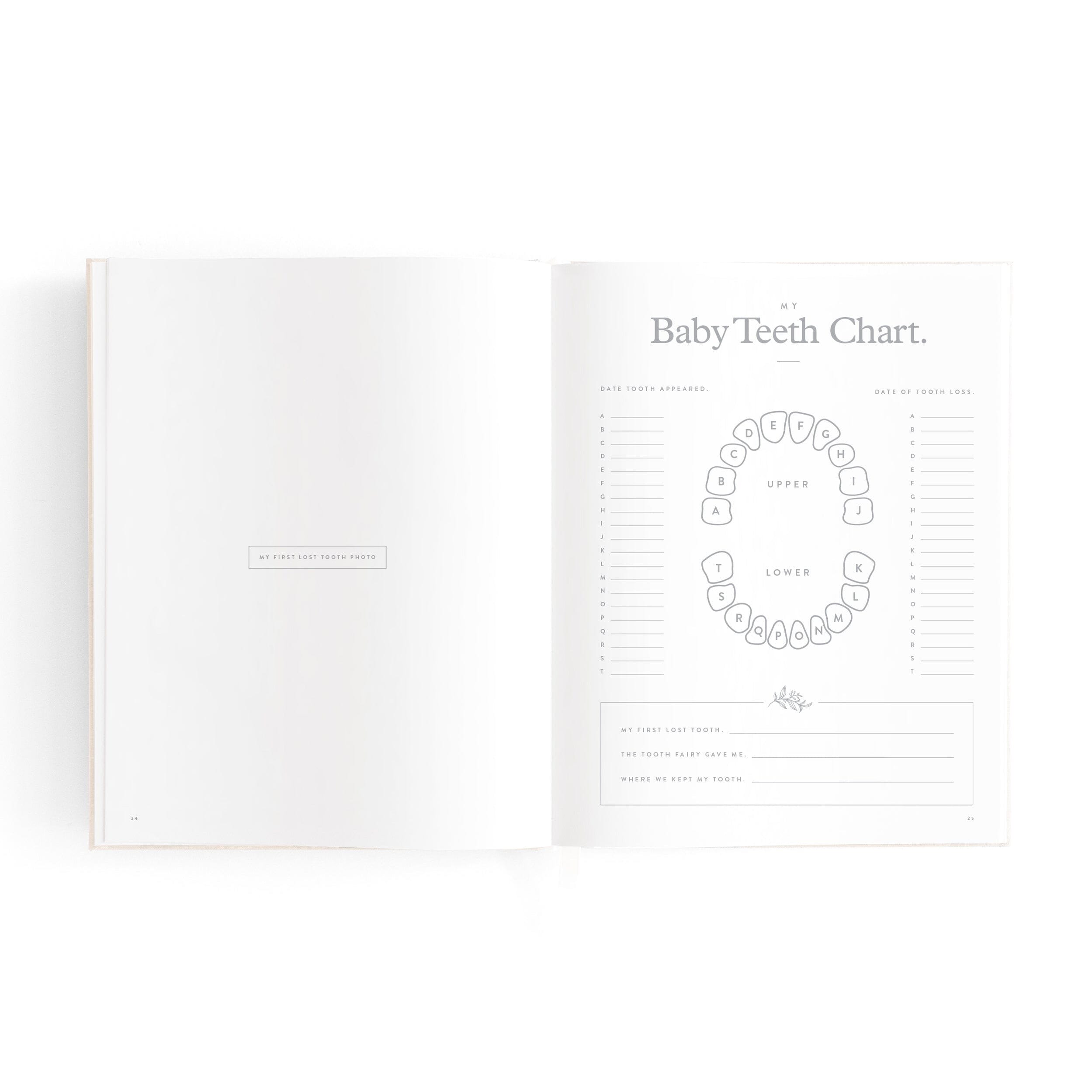 Fox & Fallow - Mini Baby Book in Oatmeal