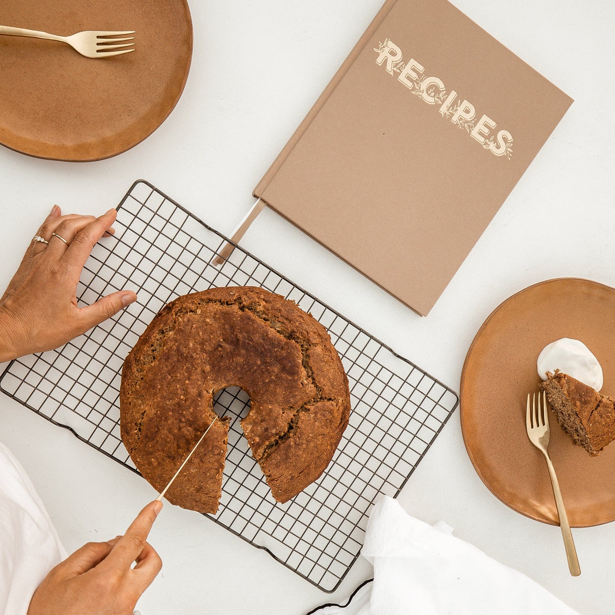 Fox & Fallow - Recipe Book in Latte
