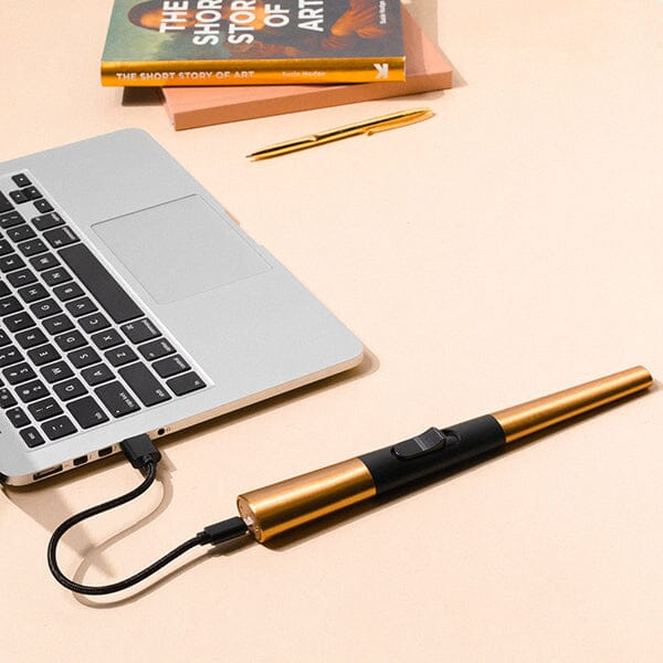 Flint Electric Candle Lighter - Gold