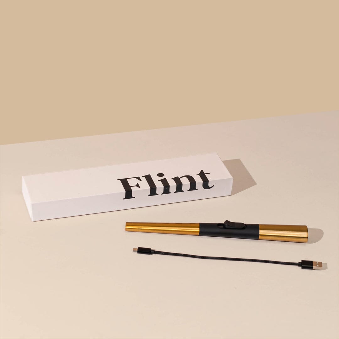 Flint Electric Candle Lighter - Gold