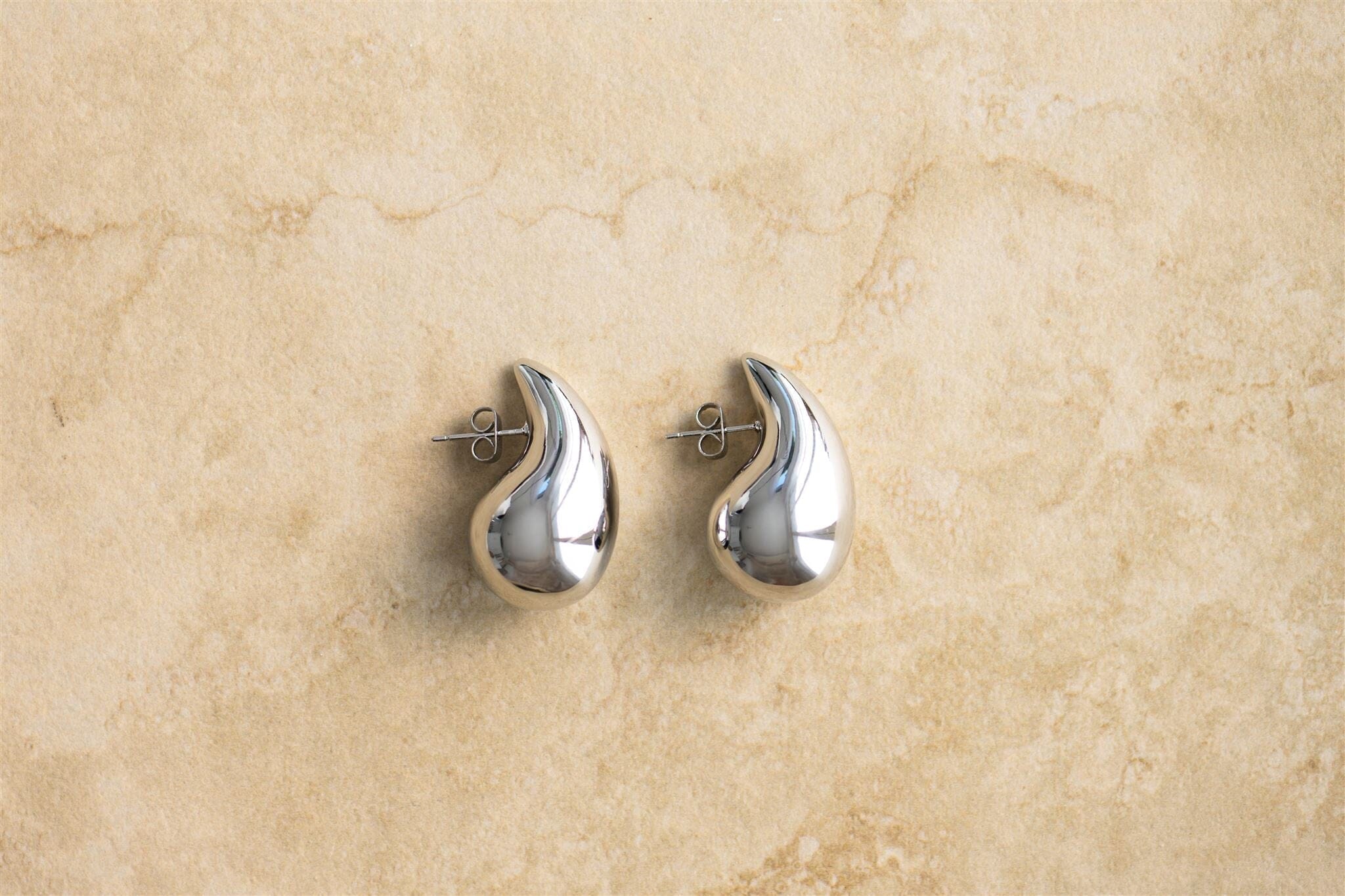 Indigo & Wolfe - Sophia Silver Drop Earrings - Small