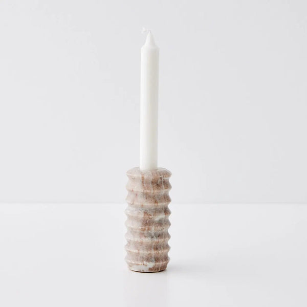 Alexa Marble Ripple Candleholder - Large (Save 15%)