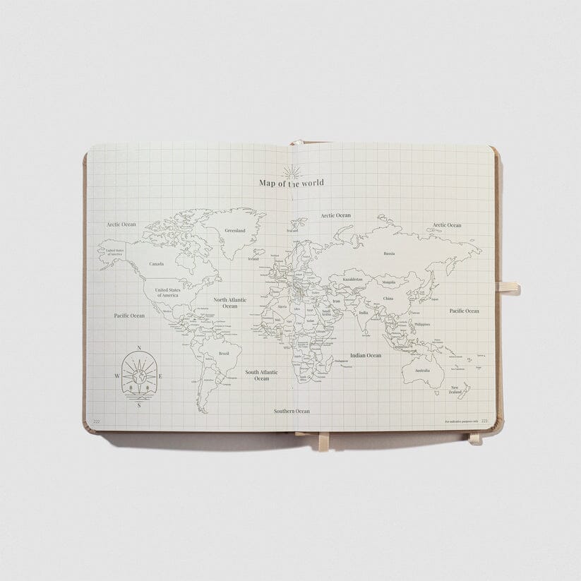 Journalfy Travel Journal in Earthy Taupe