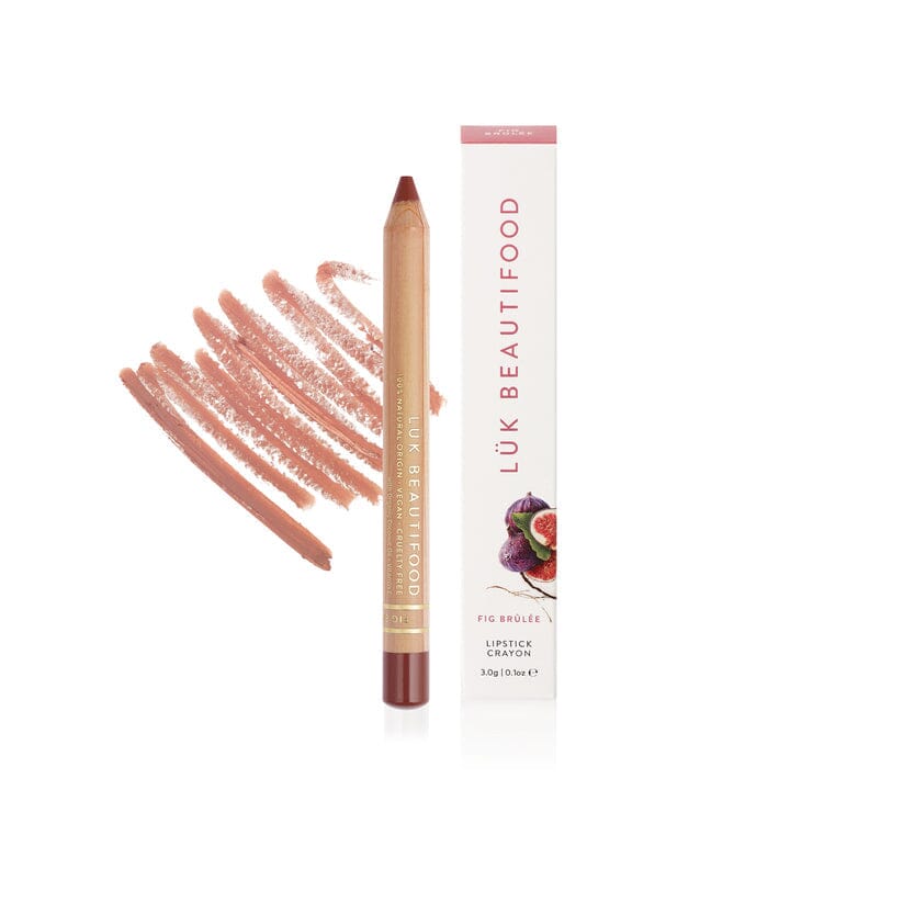 Luk Beautifood Natural Lipstick Crayon in Fig Brulée