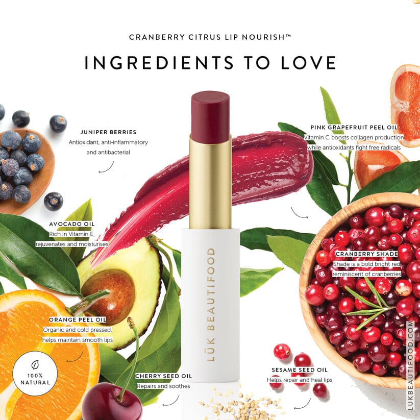 Luk Beautifood Lip Nourish™ - Cranberry Citrus