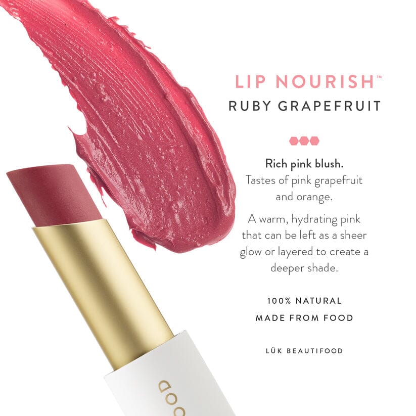 Luk Beautifood Lip Nourish™ - Ruby Grapefruit