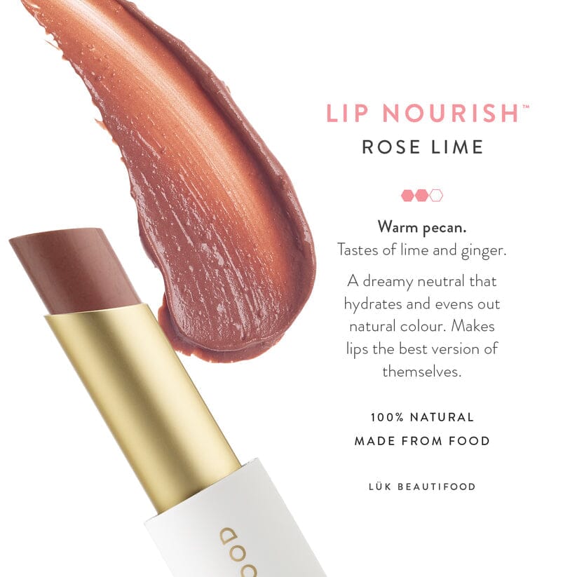 Luk Beautifood Lip Nourish™ in Rose Lime