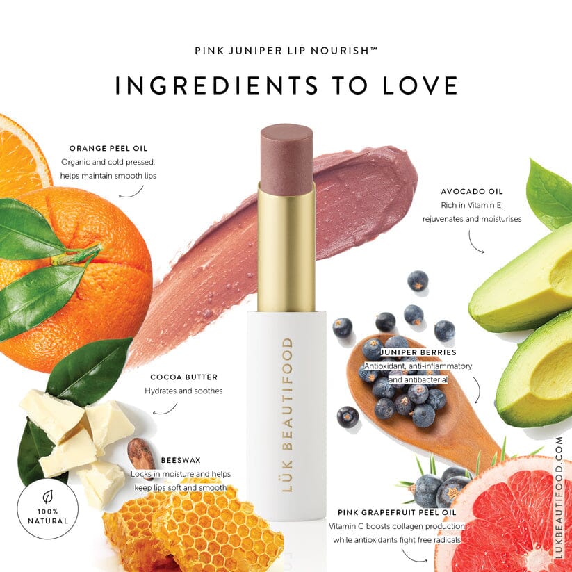 Luk Beautifood Lip Nourish™ - Pink Juniper