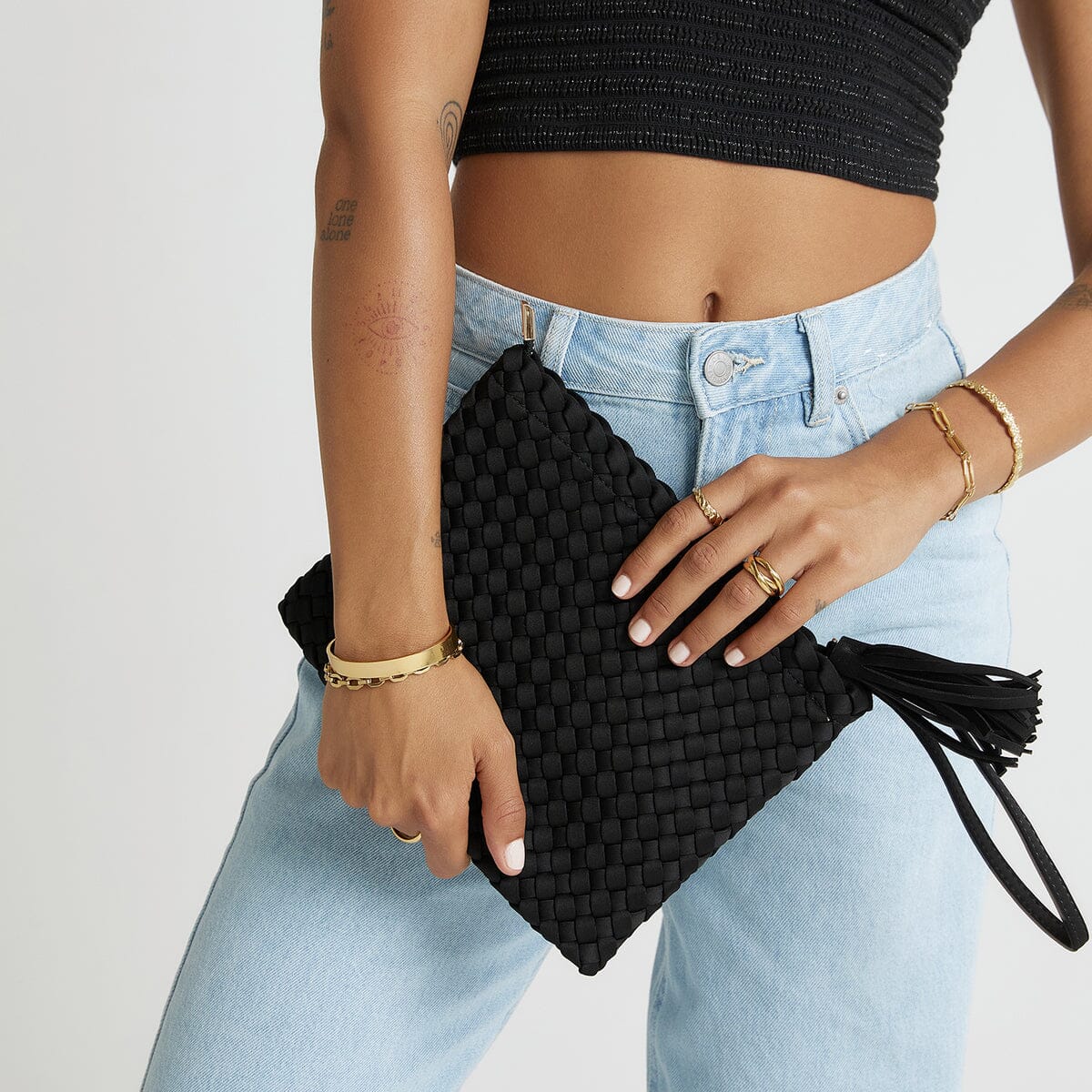 Arms of Eve - Lavinia Clutch Bag in Black