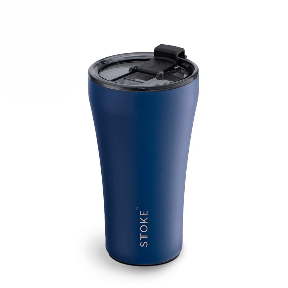 STTOKE Reusable Ceramic Cup in Blue 8oz - Save 25%