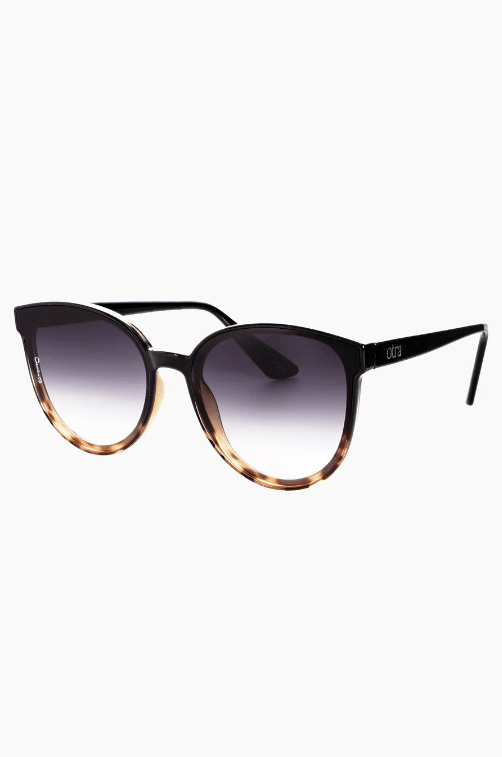 OTRA Eyewear - DALI Black Tortoiseshell with Smoke Fade Lense