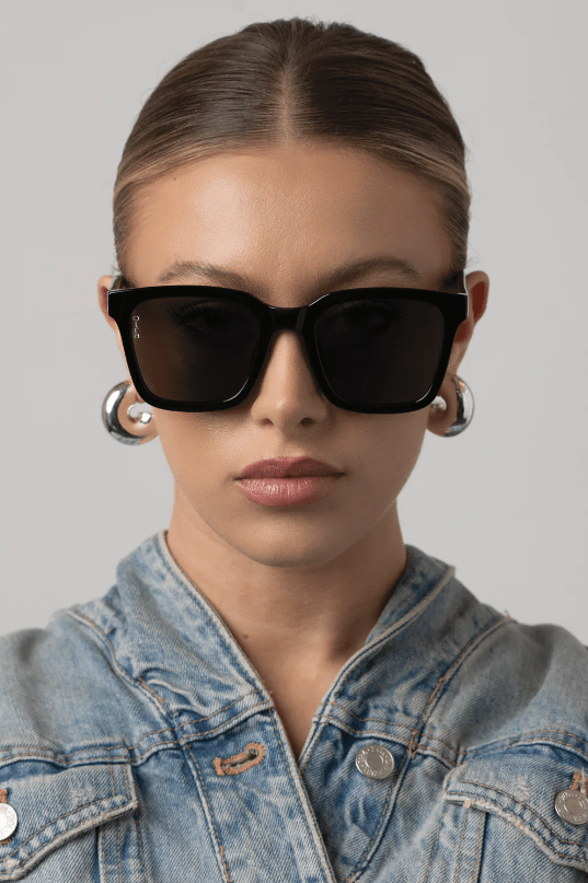 OTRA Eyewear - FYN Black Frame W/ Green Lens