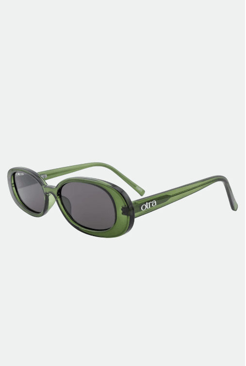 OTRA Eyewear - GINA Transparent Matcha with Smoke Lense