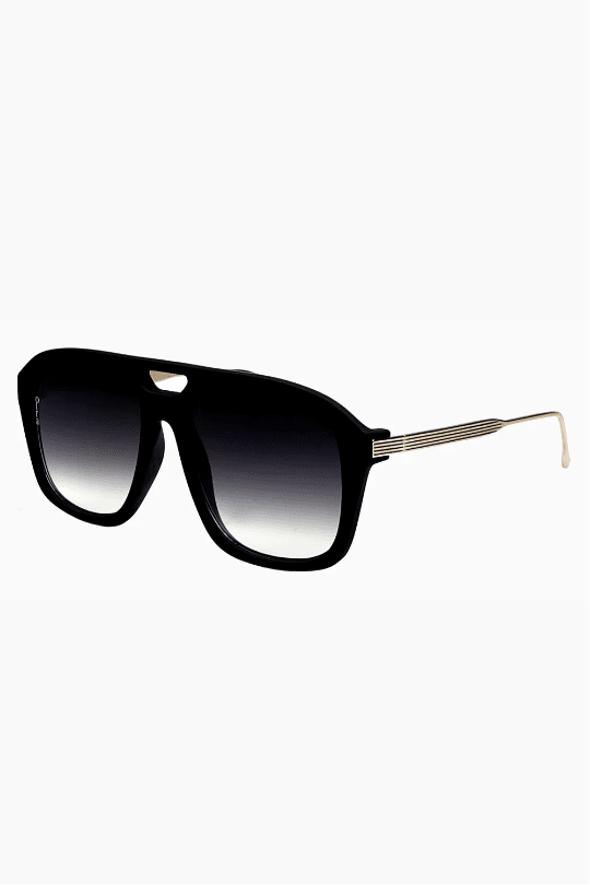 OTRA Eyewear - REINA Black Tortoise W/ Blue Fade Lense