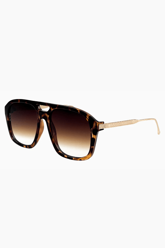 OTRA Eyewear - REINA Brown Tortoise W/ Brown Fade Lense