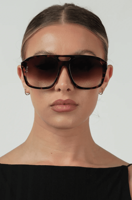 OTRA Eyewear - REINA Brown Tortoise W/ Brown Fade Lense