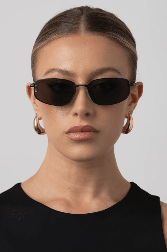 OTRA Eyewear - WILLOW Black Frame W/ Smoke Lense