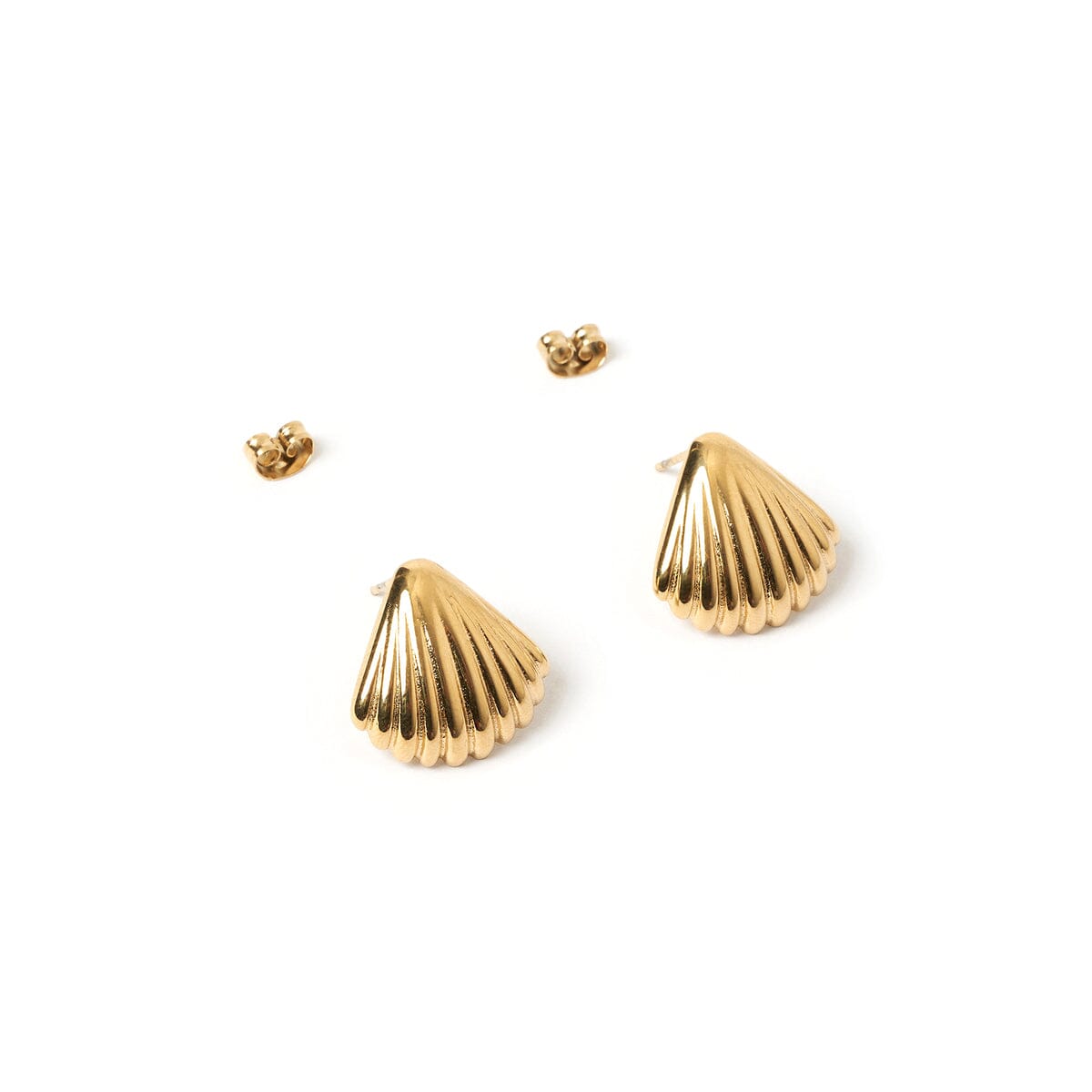 Arms of Eve - Perla Gold Shell Earrings