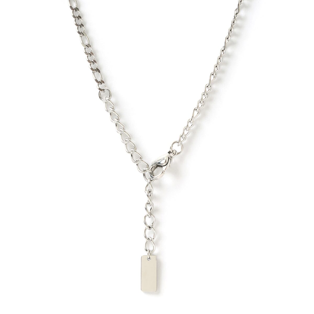 Arms of Eve - Rose Heart Silver Necklace