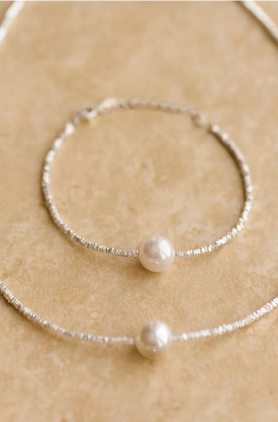 Indigo & Wolfe - Aloha Silver & Pearl Bracelet