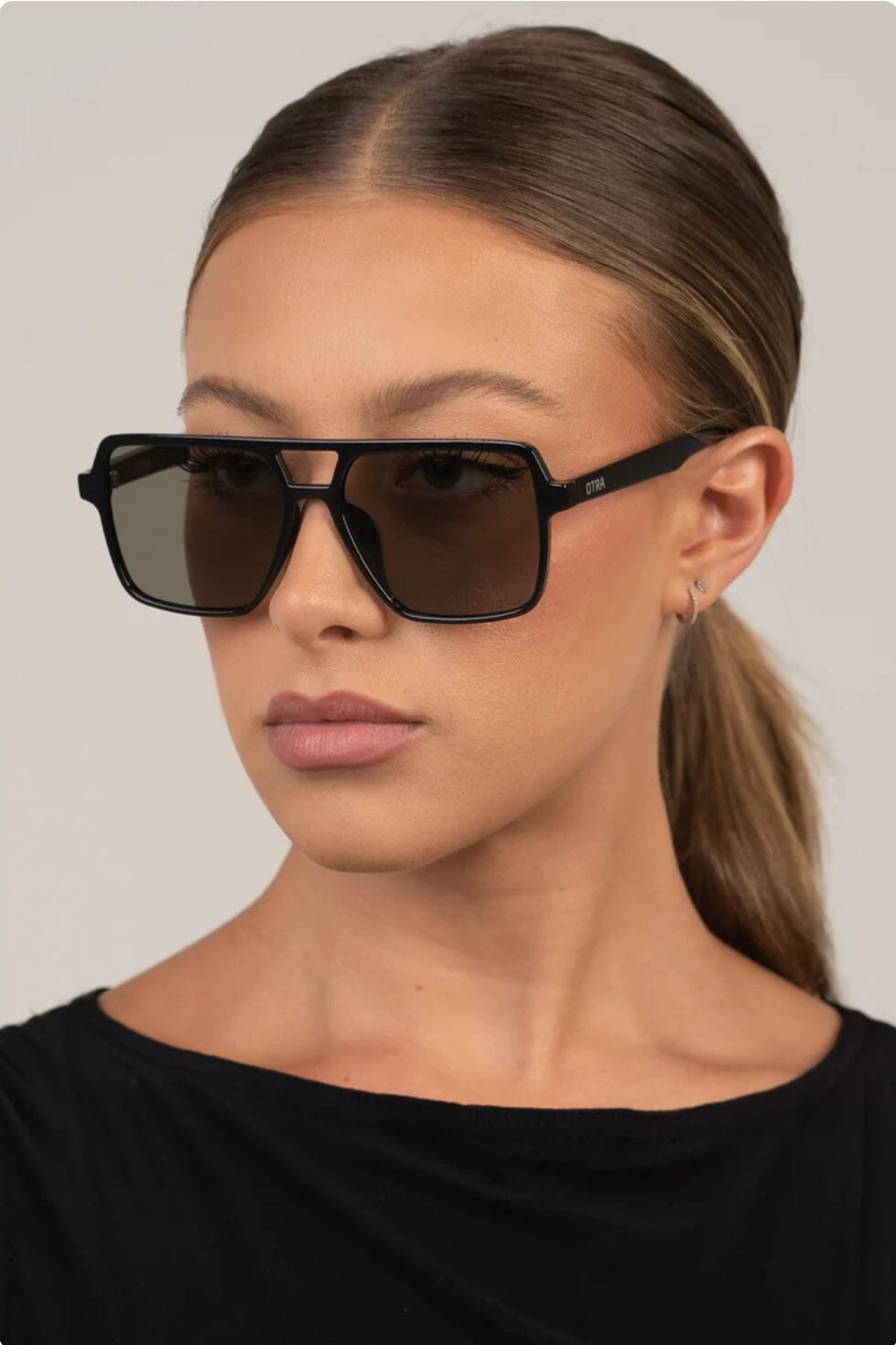 OTRA Eyewear - Zoya Black W/ Smoke Lens