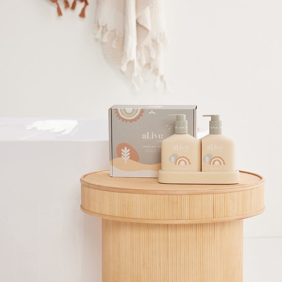 Al.ive Body - Gentle Pear Baby Hair & Body Wash / Lotion Duo