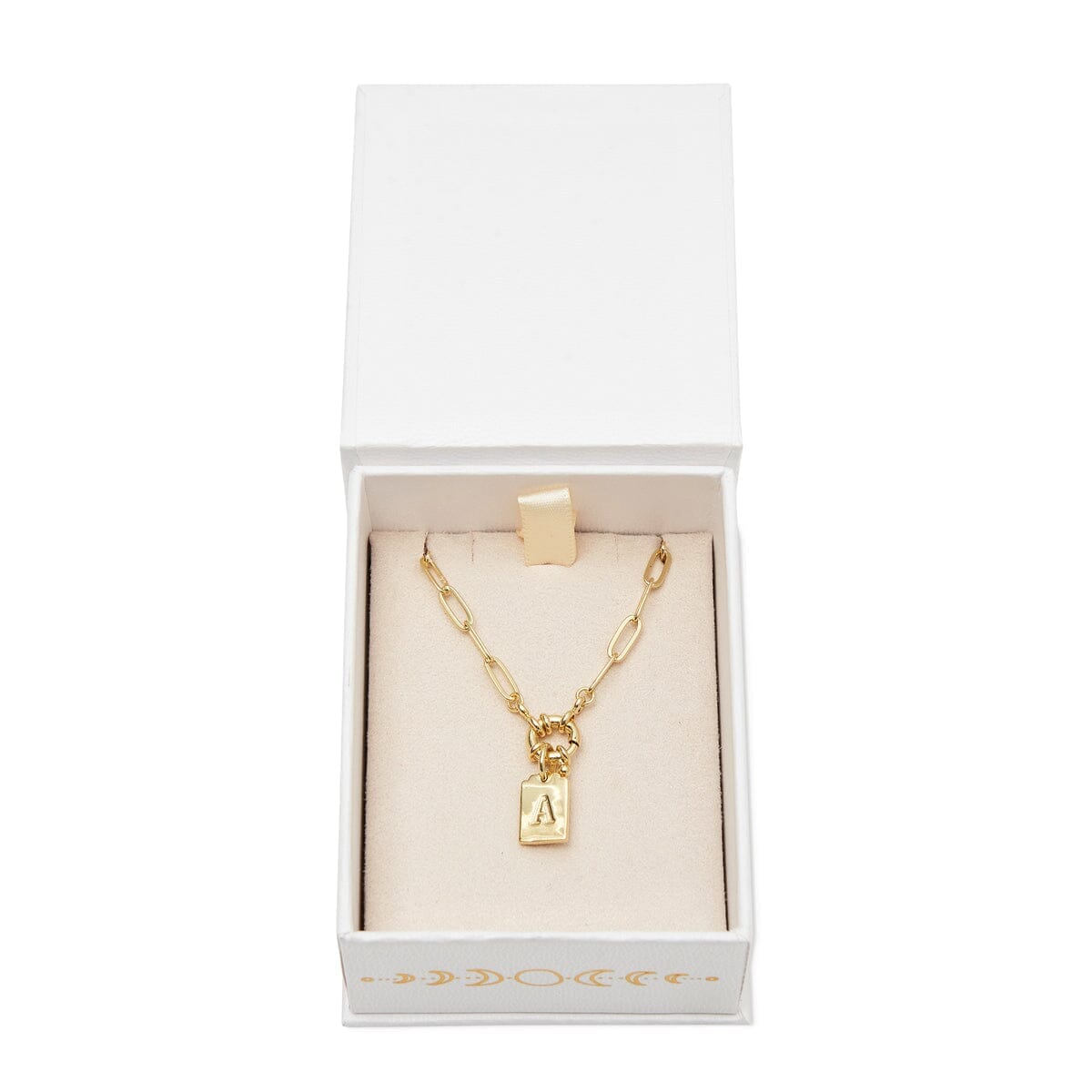 Arms of Eve - Letter N Silver Charm Necklace