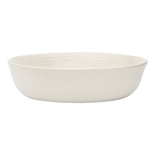 Stone Speckle Dinner Bowl in Chalk 22cm