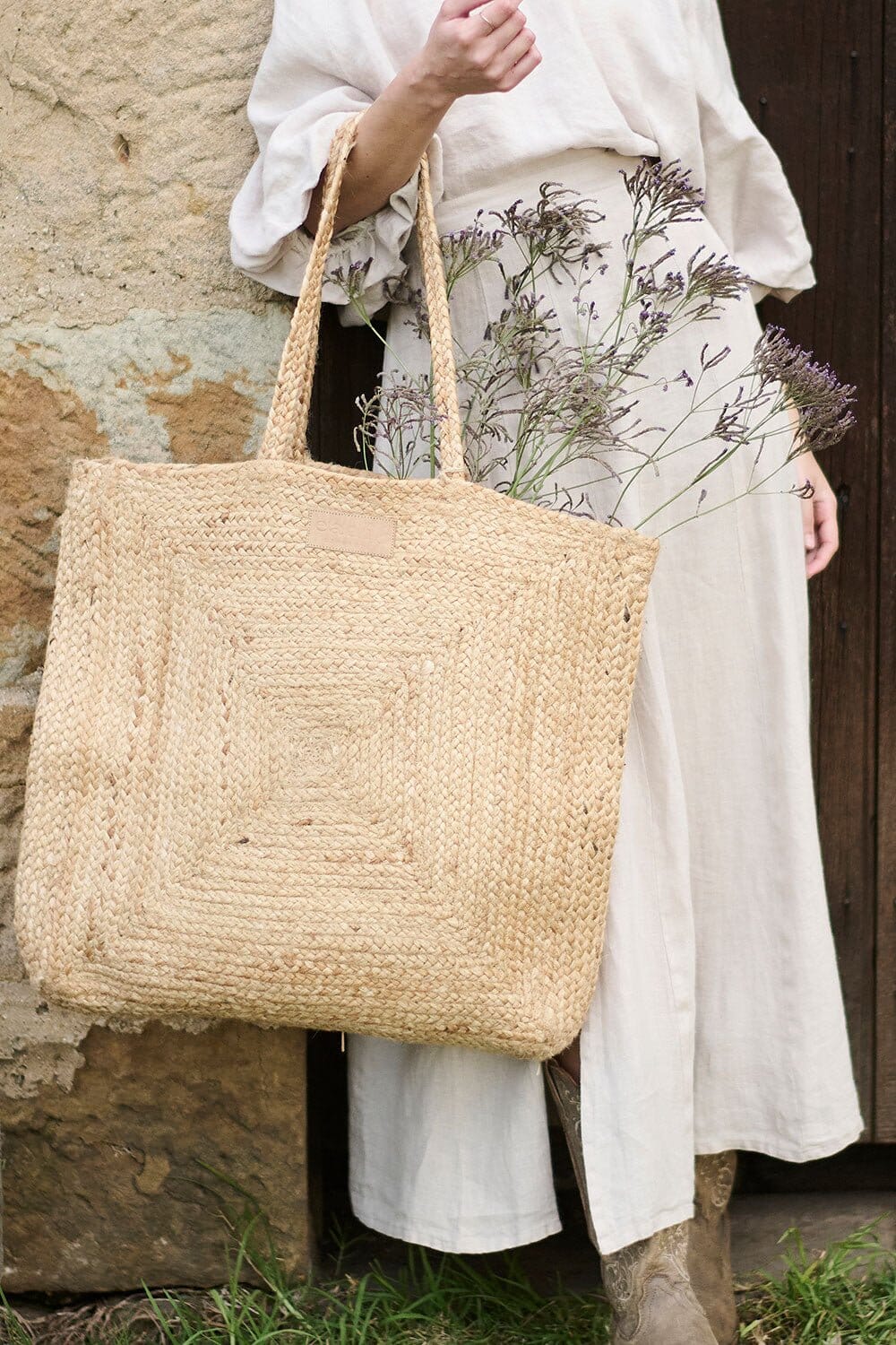 Cestino Oversized Jute Market Bag