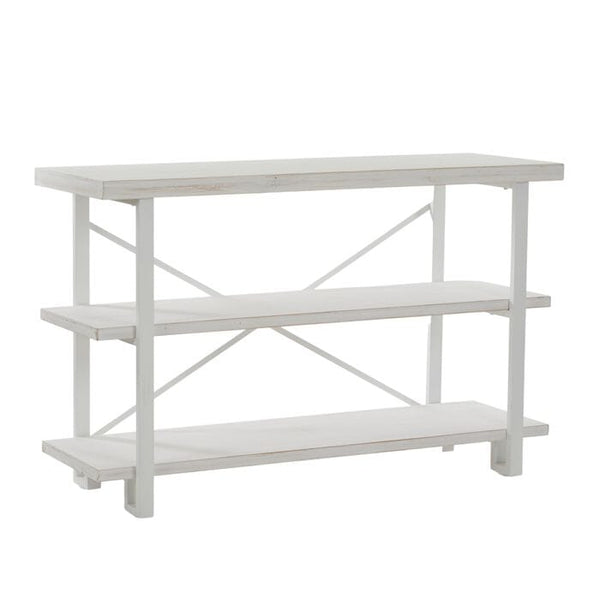 Dench Industrial Shelving Unit in White - Wide (Save 16%)
