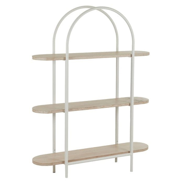 Astrid Arch Shelving Unit in Natural/White (Save 15%)
