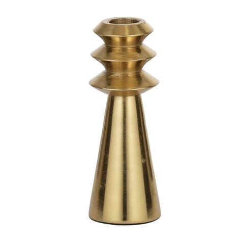 Lola Metal Candleholder in Gold - Large