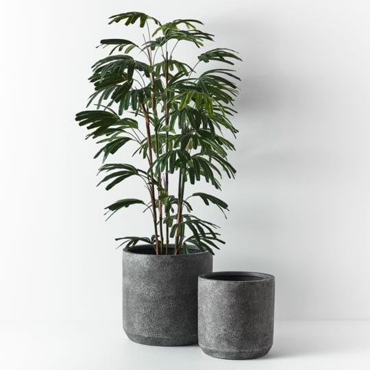 Isadora Pot in Black Terrazzo 50cm